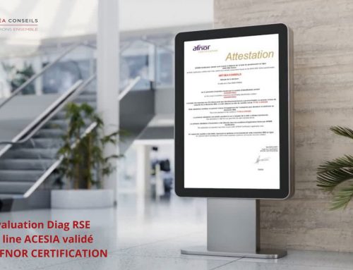 ANTHEA CONSEILS confirme sa progression avec 77/100 au Diag RSE Online validé par AFNOR Certification
